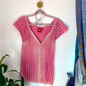 Oilily Vintage pink ombré top